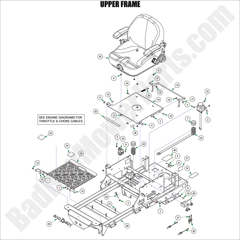 2024 Maverick HD - Upper Frame